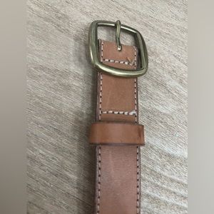 Jcrew brown leather belt size small